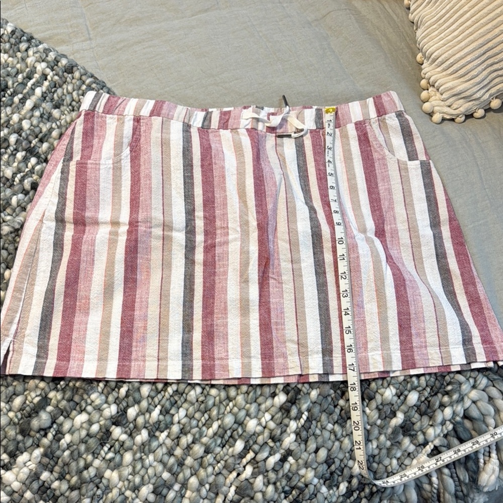 Aventura Pink and Gray Pencil Mini Skirt Resort Wear NWOT